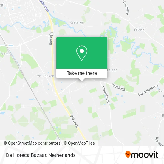 De Horeca Bazaar map