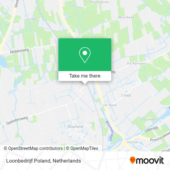 Loonbedrijf Poland map