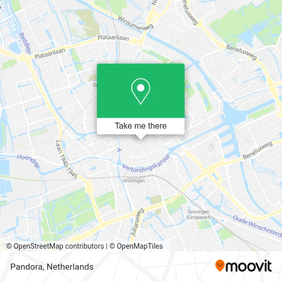 Pandora map
