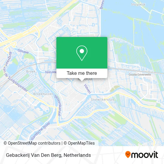 Gebackerij Van Den Berg Karte