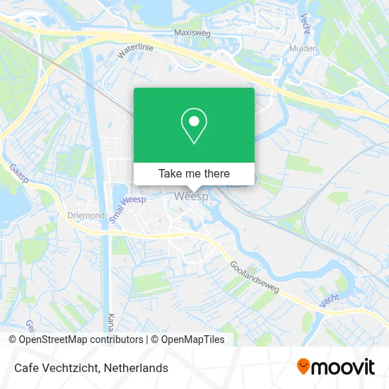 Cafe Vechtzicht map