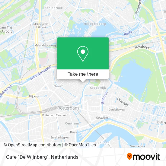 Cafe "De Wijnberg" map