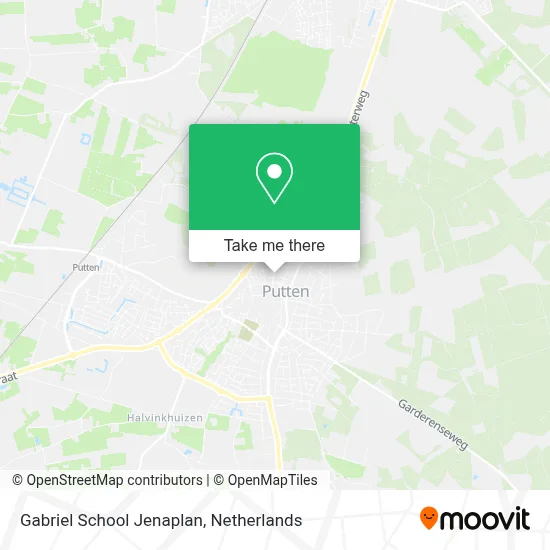 Gabriel School Jenaplan map
