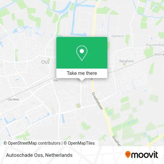 Autoschade Oss map