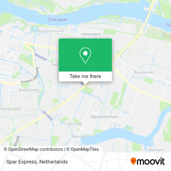 Spar Express map