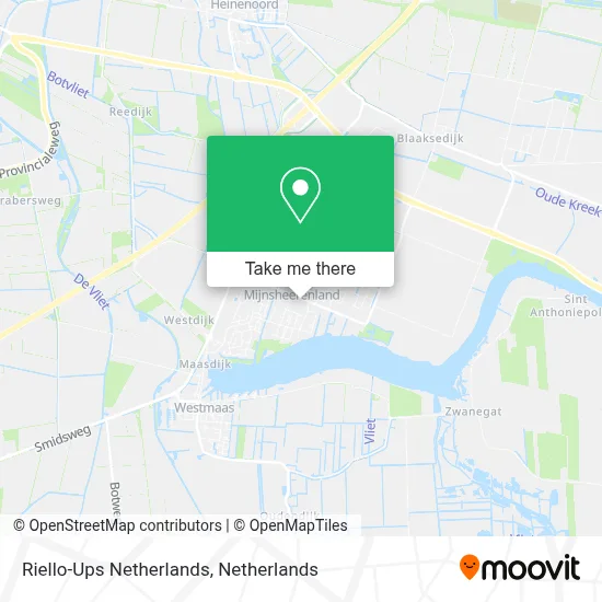 Riello-Ups Netherlands map
