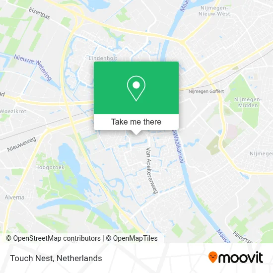 Touch Nest map