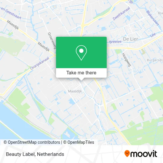 Beauty Label map