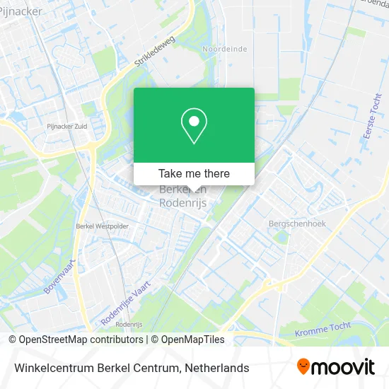 Winkelcentrum Berkel Centrum map