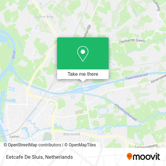 Eetcafe De Sluis map