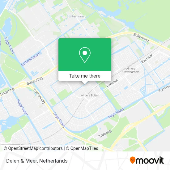 Delen & Meer map