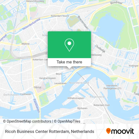 Ricoh Business Center Rotterdam map