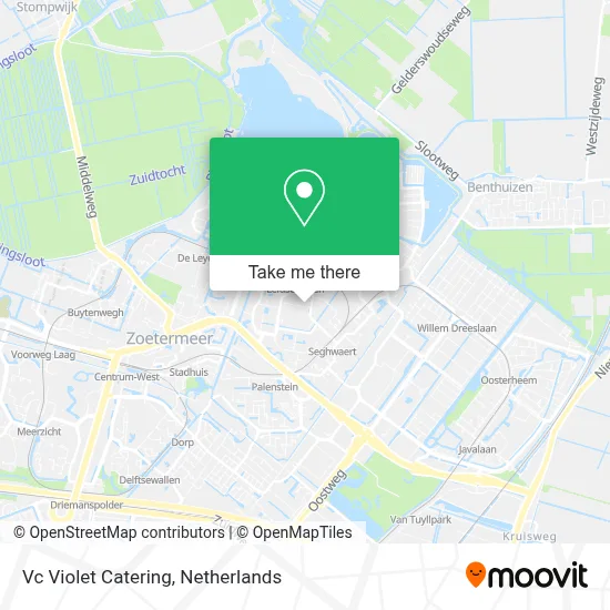 Vc Violet Catering map