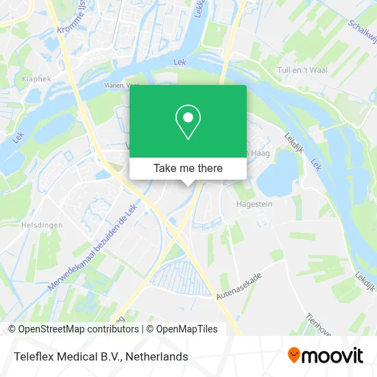 Teleflex Medical B.V. map