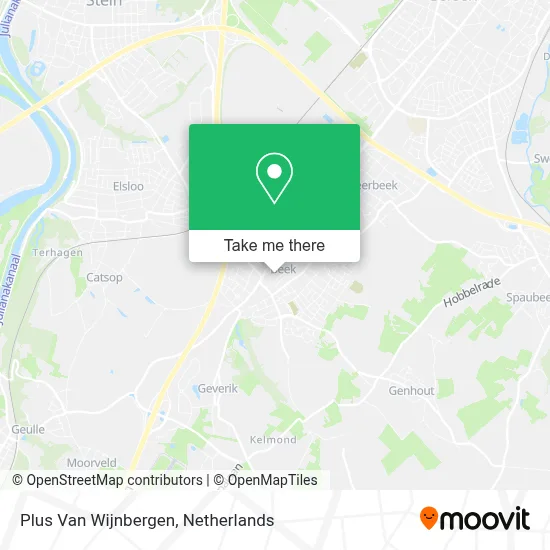 Plus Van Wijnbergen map