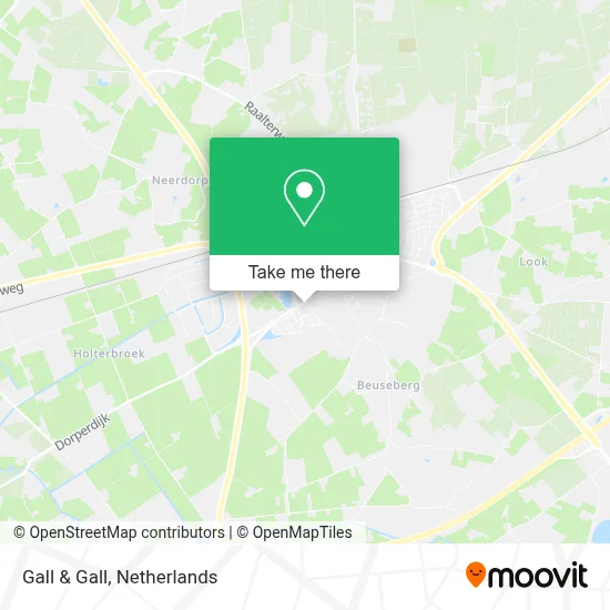 Gall & Gall map