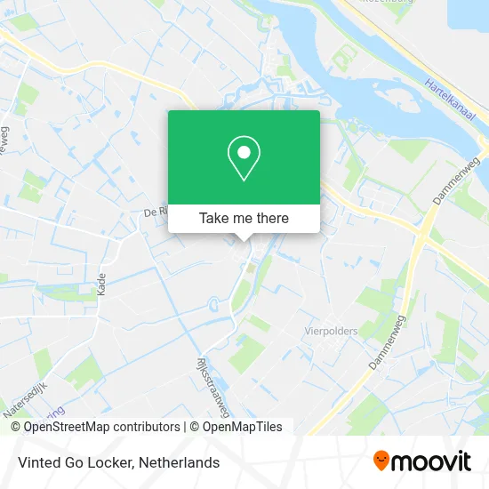 Vinted Go Locker map