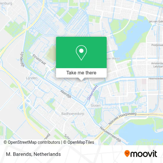 M. Barends map
