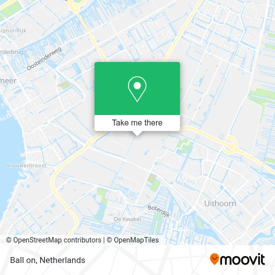 Ball on map