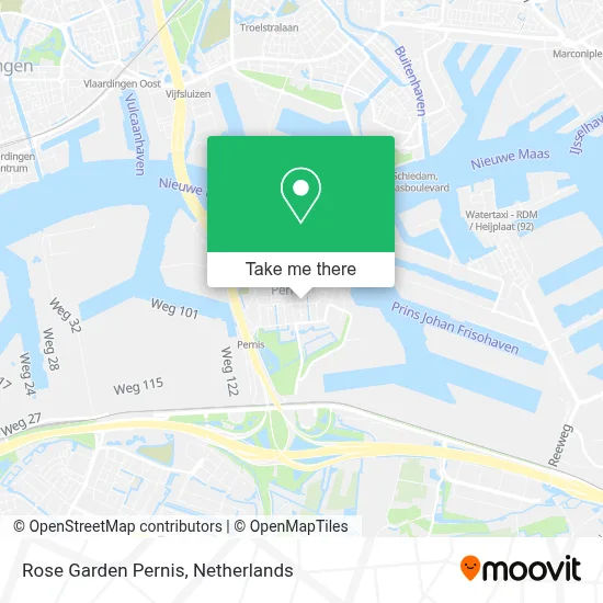 Rose Garden Pernis map