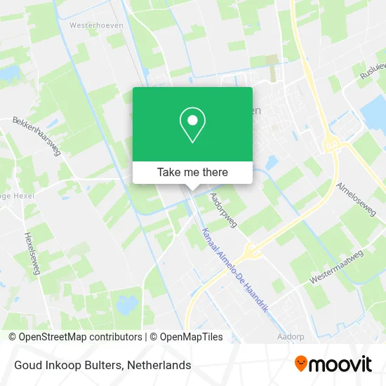Goud Inkoop Bulters map
