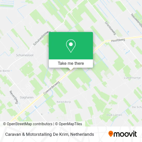 Caravan & Motorstalling De Krim map