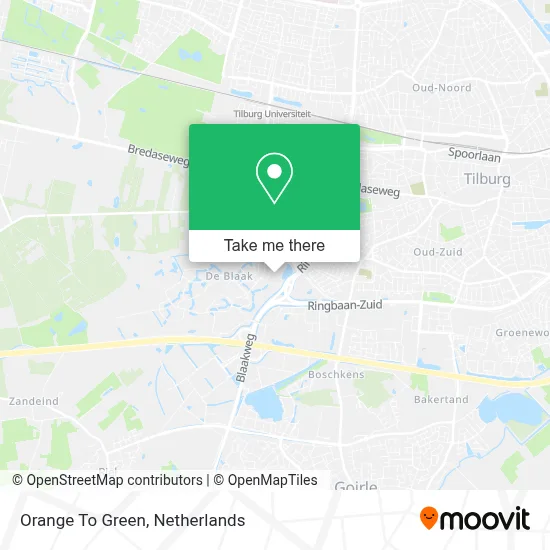 Orange To Green map
