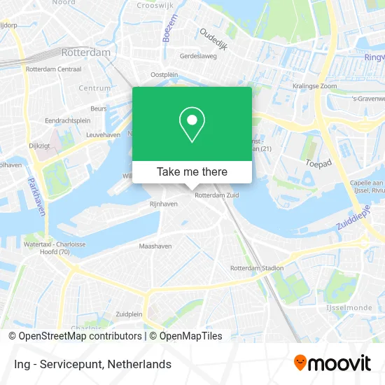Ing - Servicepunt map