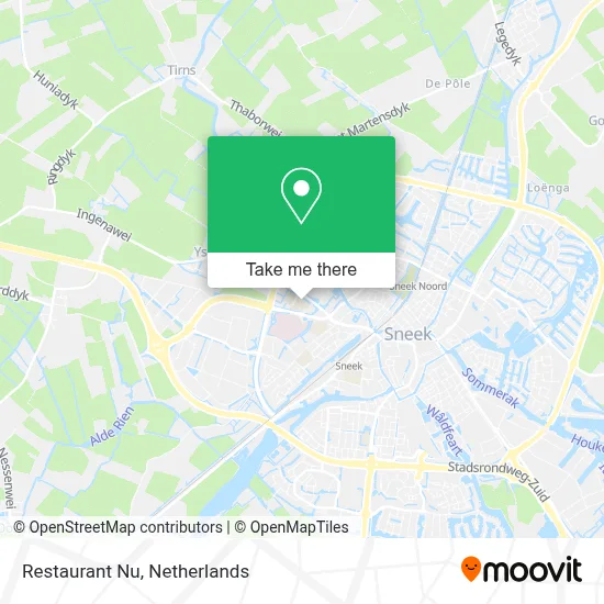 Restaurant Nu map