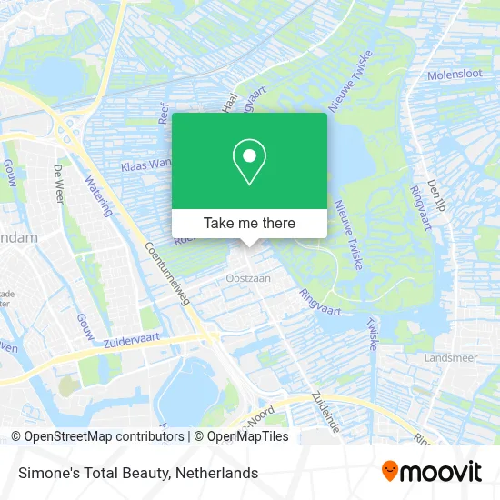 Simone's Total Beauty map