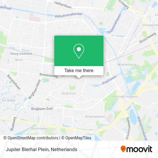 Jupiler Bierhal Plein map