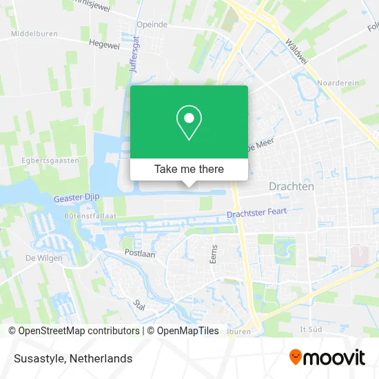Susastyle map