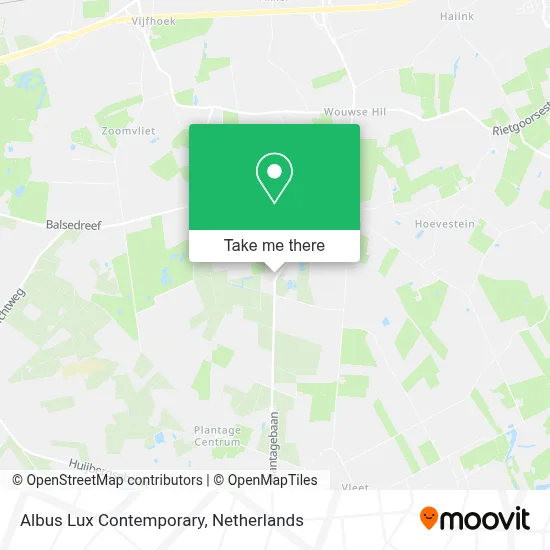 Albus Lux Contemporary map