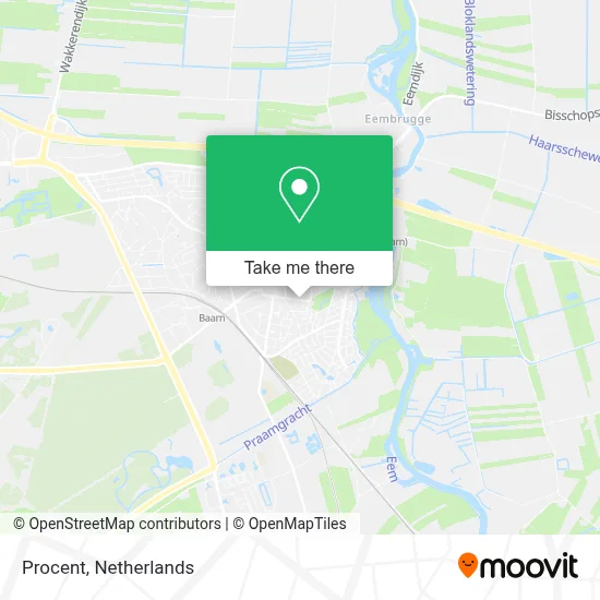 Procent map