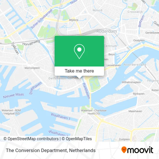The Conversion Department map