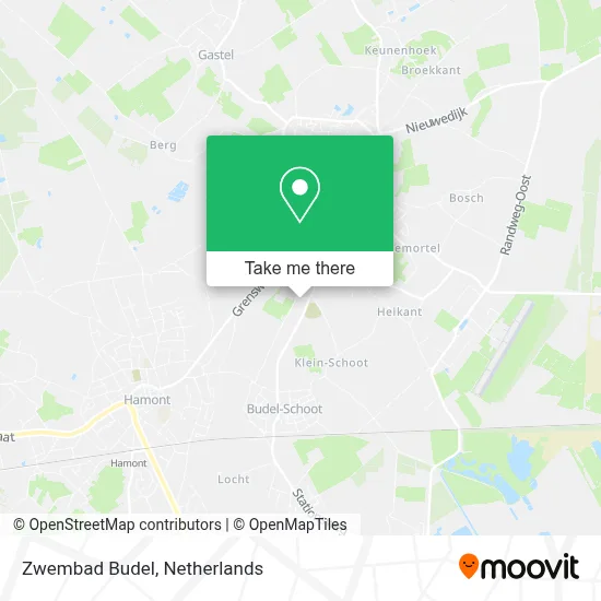 Zwembad Budel map