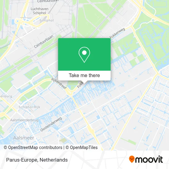 Parus-Europe map