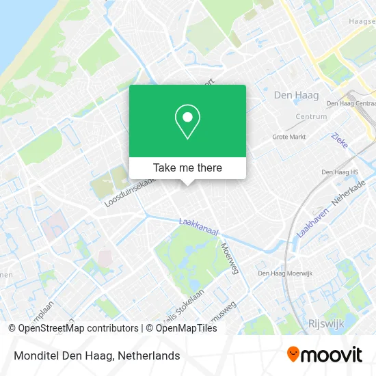 Monditel Den Haag map
