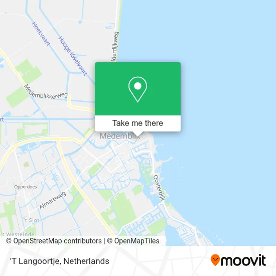 'T Langoortje map