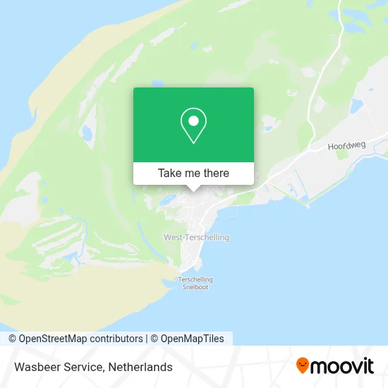 Wasbeer Service map
