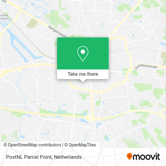 Postnl Pakketpunt map