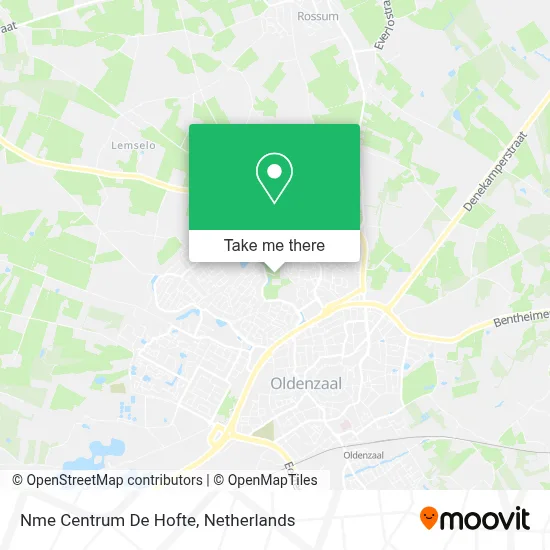 Nme Centrum De Hofte map