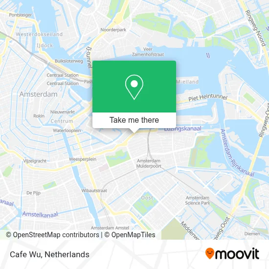 Cafe Wu map