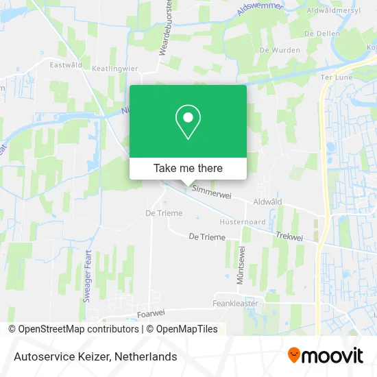 Autoservice Keizer map