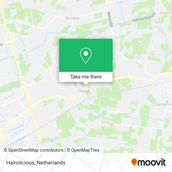 Hairolicious map