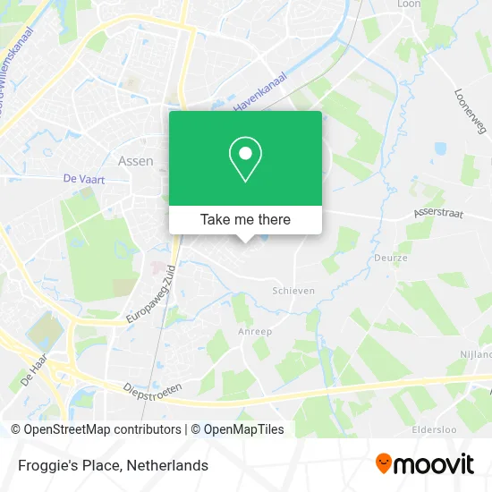 Froggie's Place map