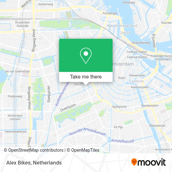 Alex Bikes map