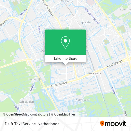 Delft Taxi Service map