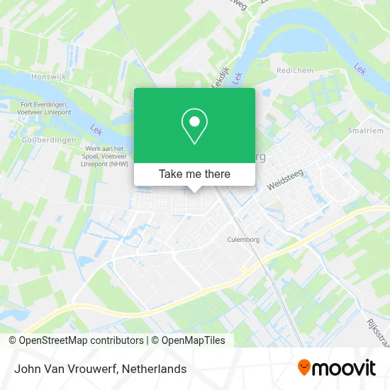 John Van Vrouwerf map