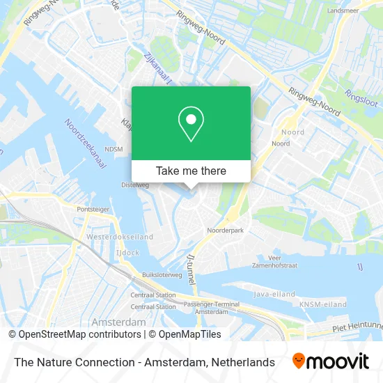 The Nature Connection - Amsterdam map